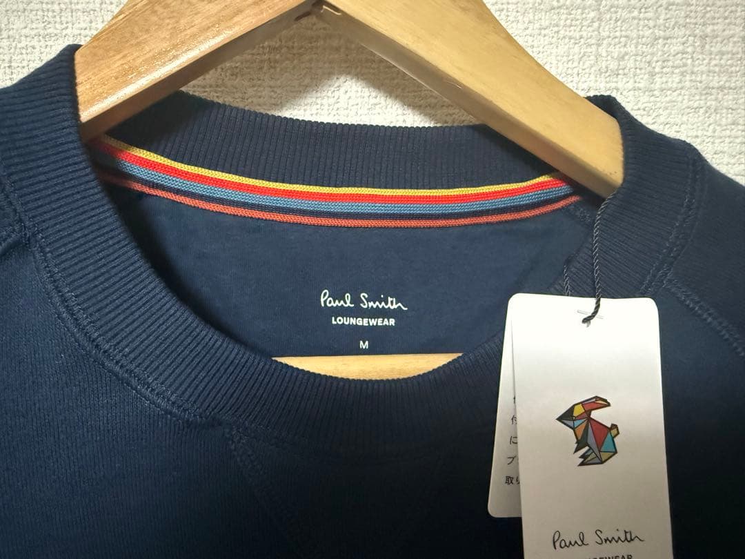 値下げ　新品タグ付き　Paul Smith ネイビー トレーナー　Mサイズ