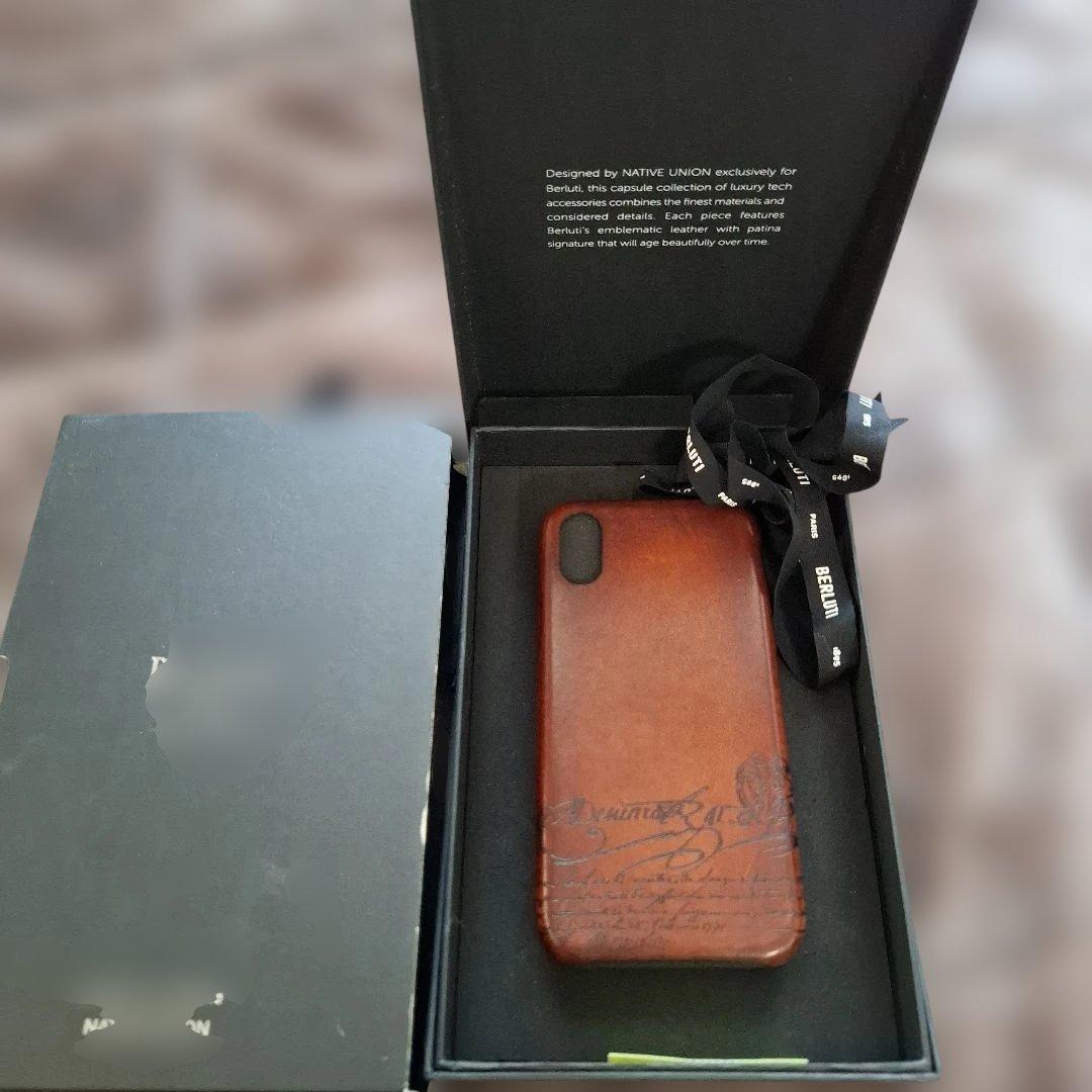 BERLUTI & NATIVE UNION iPhone10Xs用スマホカバー