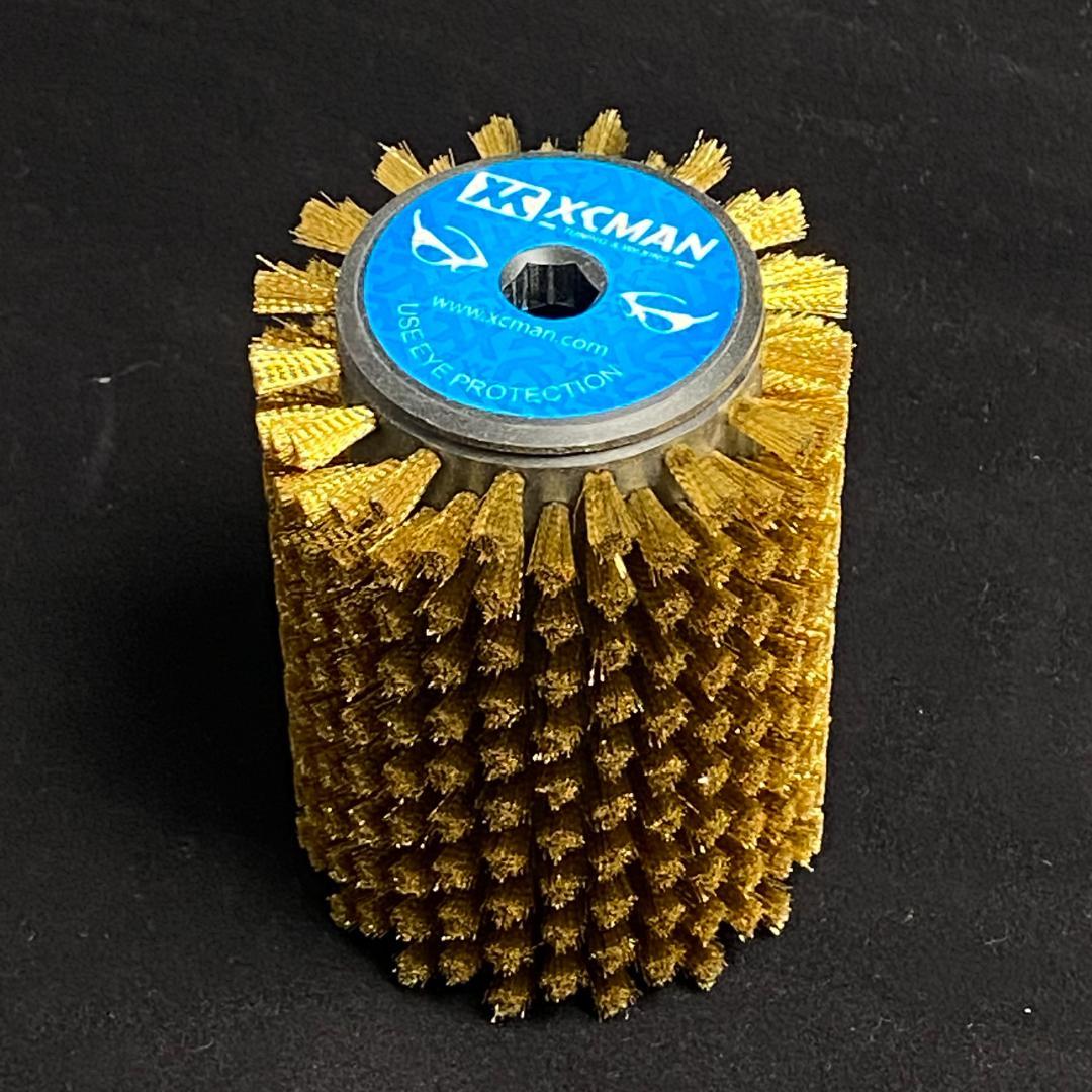 ロトブラシ2点（ブロンズ、コルク）、シャフトハンドル