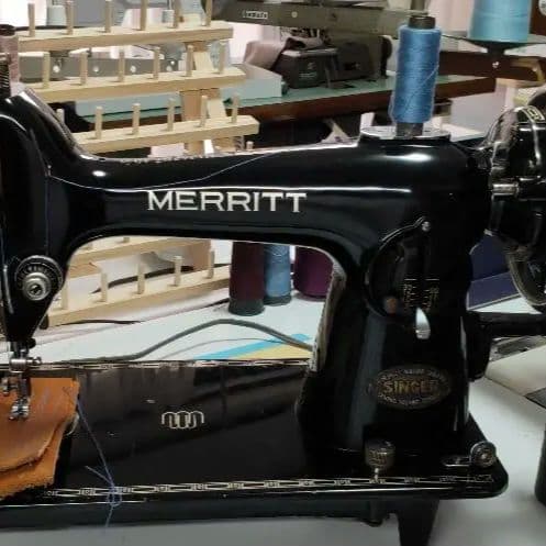 上下0番糸対応 手回しミシン　レザー