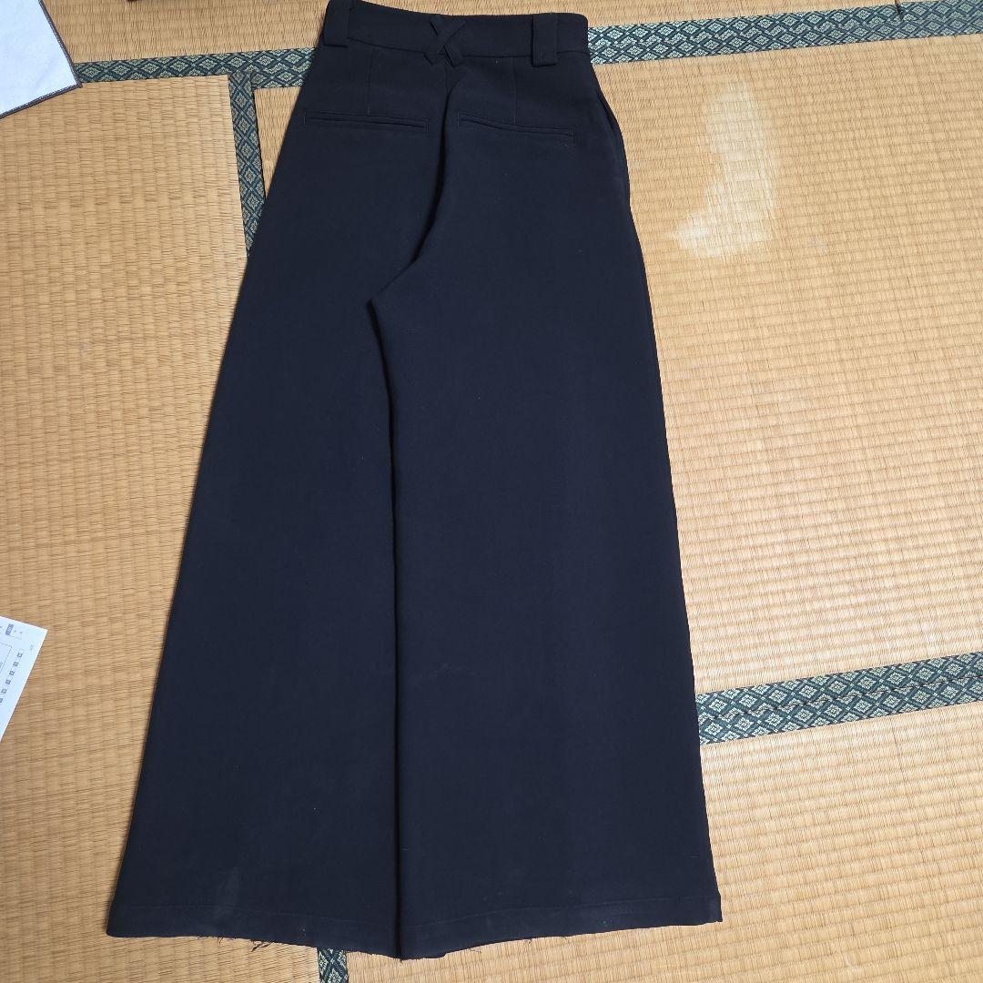 fax copy express ワイドスラックス　黒 fax