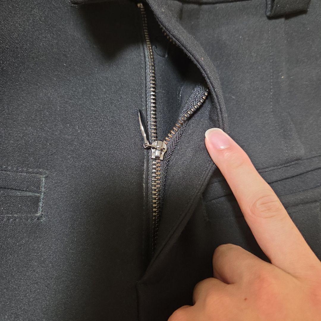 fax copy express ワイドスラックス　黒 fax