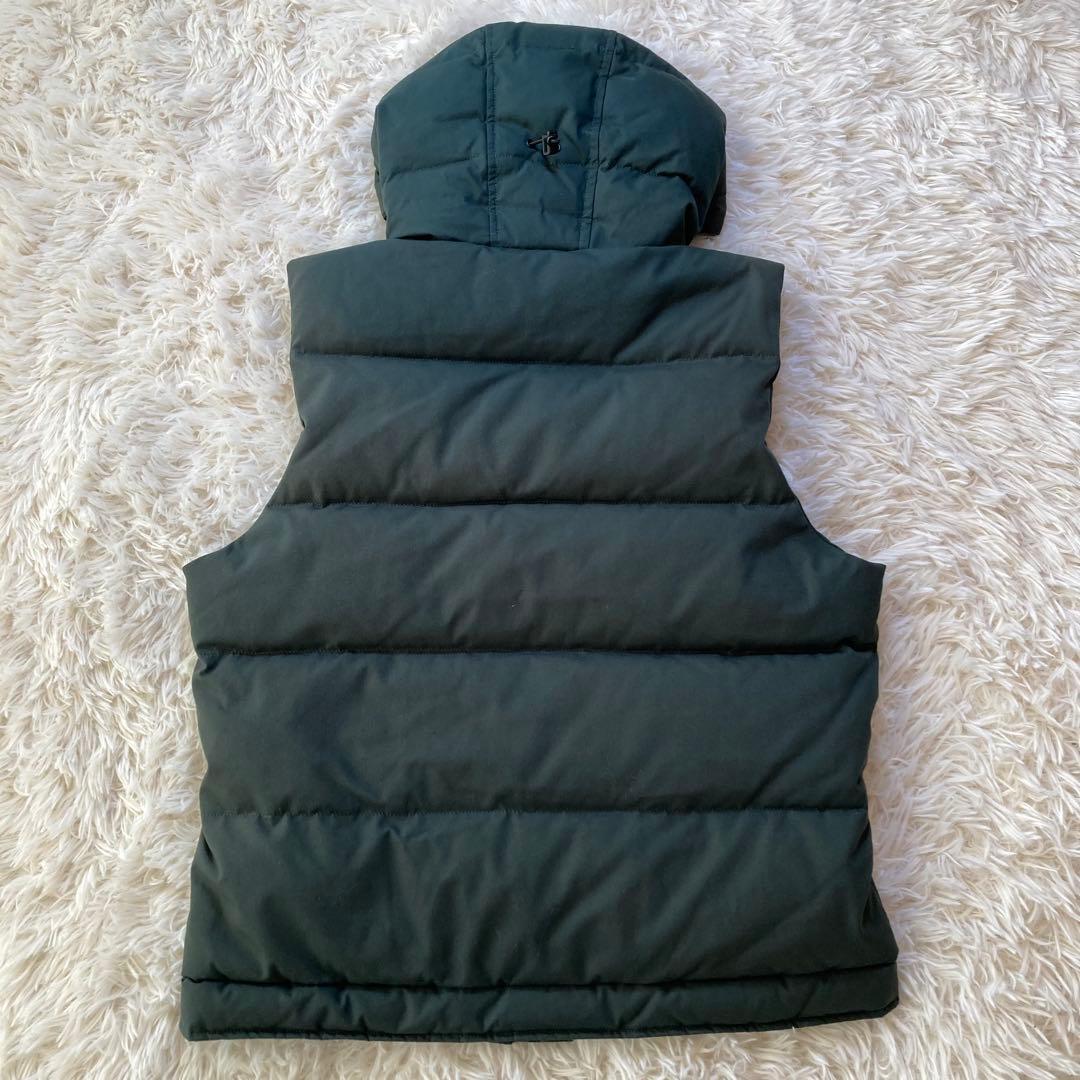 極希少 SUPREME シュプリーム ロゴデザイン フーデッドダウンベスト 緑