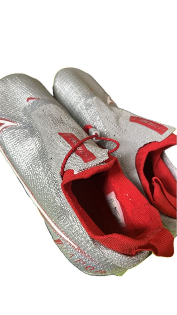 Nike Vapor Untouchable スパイク シルバー/レッド