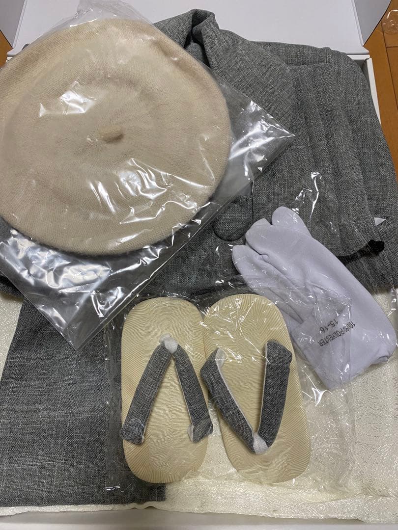 utatane ひよこ商店　かぷり　七五三　被布　3歳　ペイズリー柄