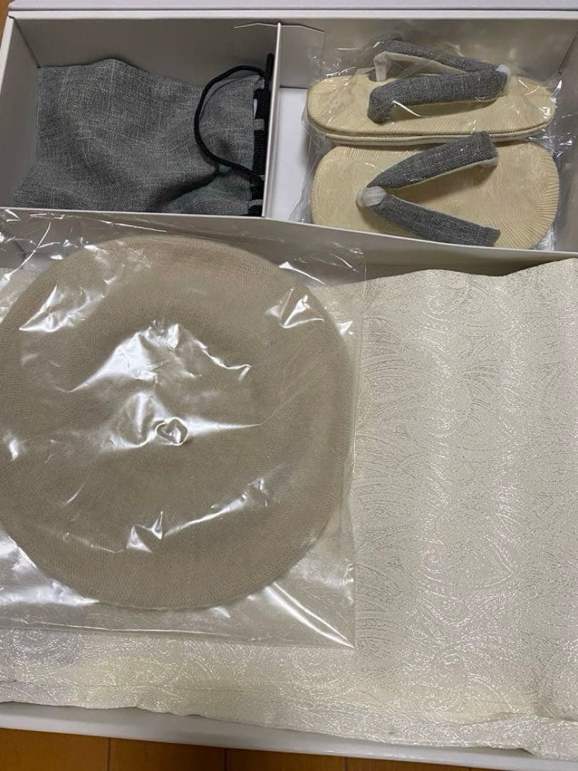 utatane ひよこ商店　かぷり　七五三　被布　3歳　ペイズリー柄