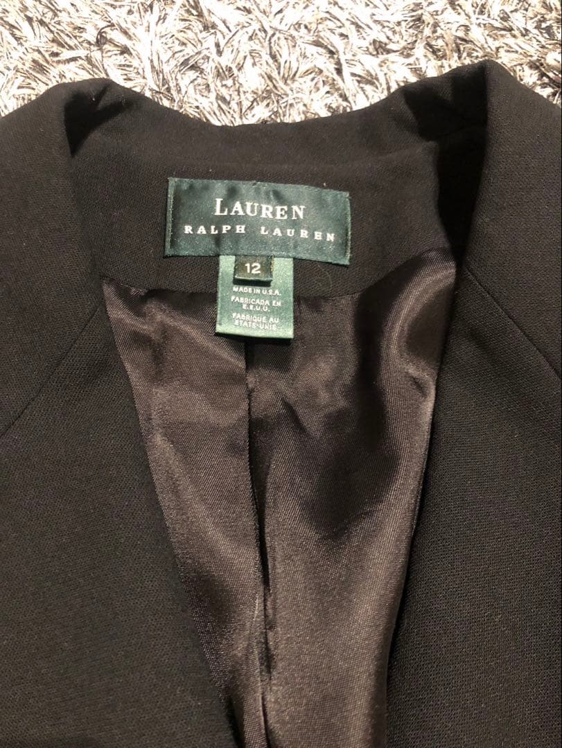 【希少大きめ】LAUREN ラルフローレン ダブル ジャケット 12 金ボタン