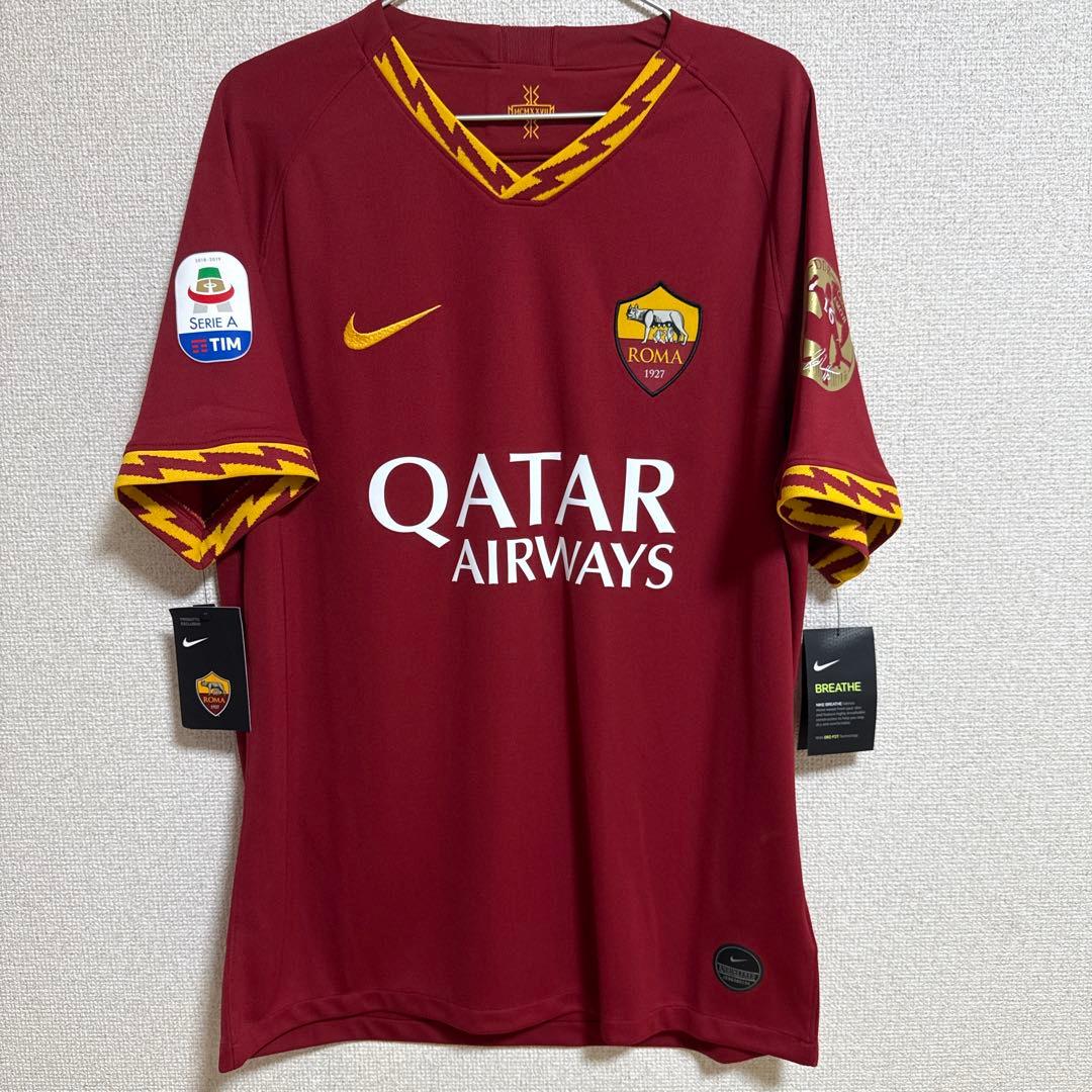 デ・ロッシ　引退記念パッチ付　ASローマ 19／20 ユニフォーム
