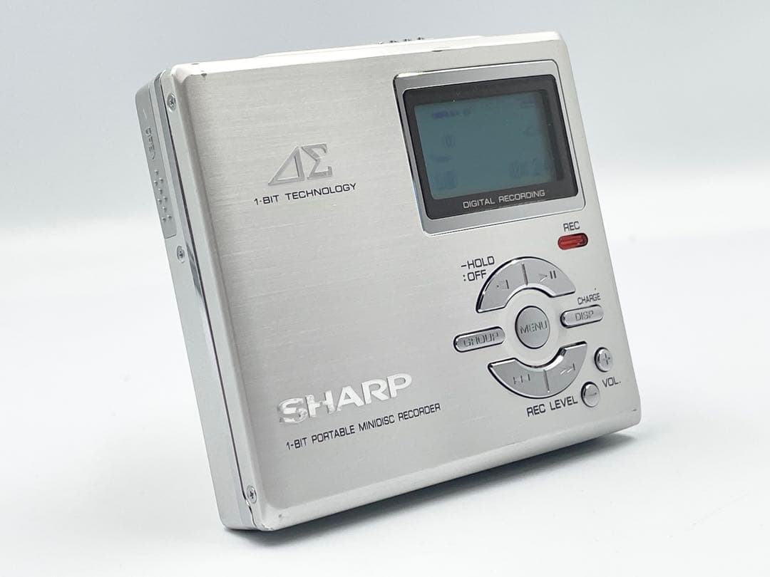 録音再生◯ 外観美品　SHARP MD-DR7 Auvi MDレコーダー