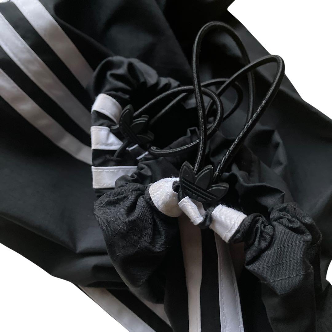 美品 adidas originals バギーナイロンカーゴパンツ 極太ブラック