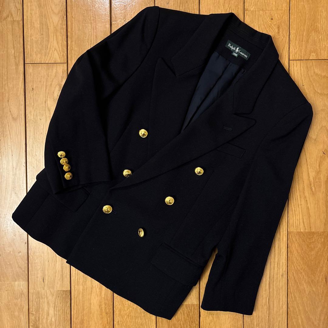 美品 RALPH LAUREN 4点セット フォーマル　スーツ 紺ブレ 130