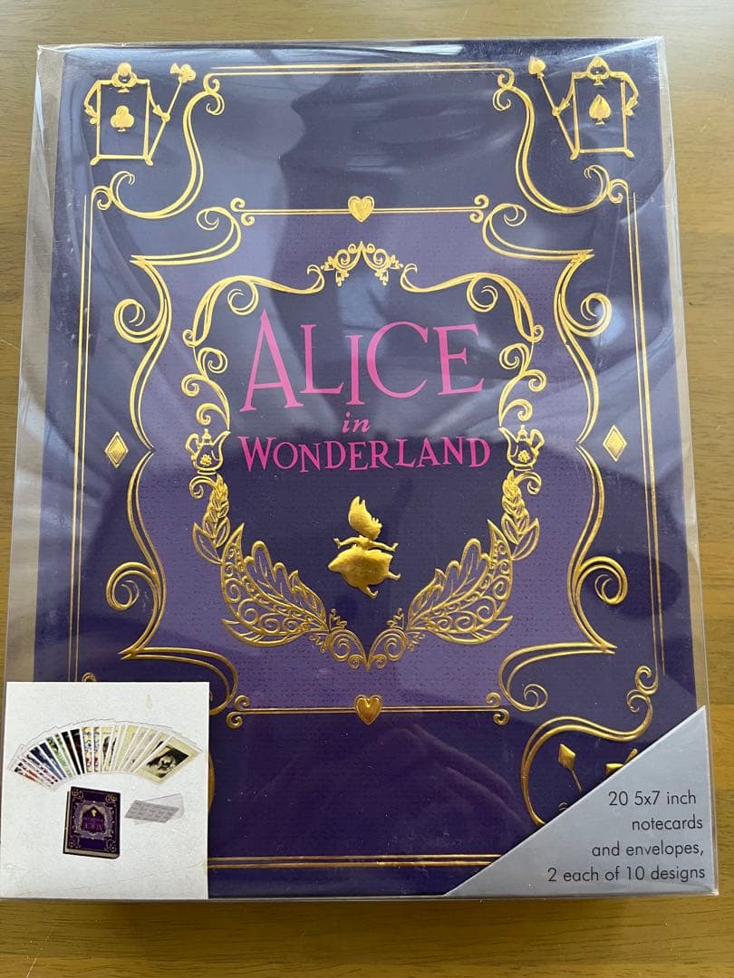 アリス・イン・ワンダーランド ノートカードセット