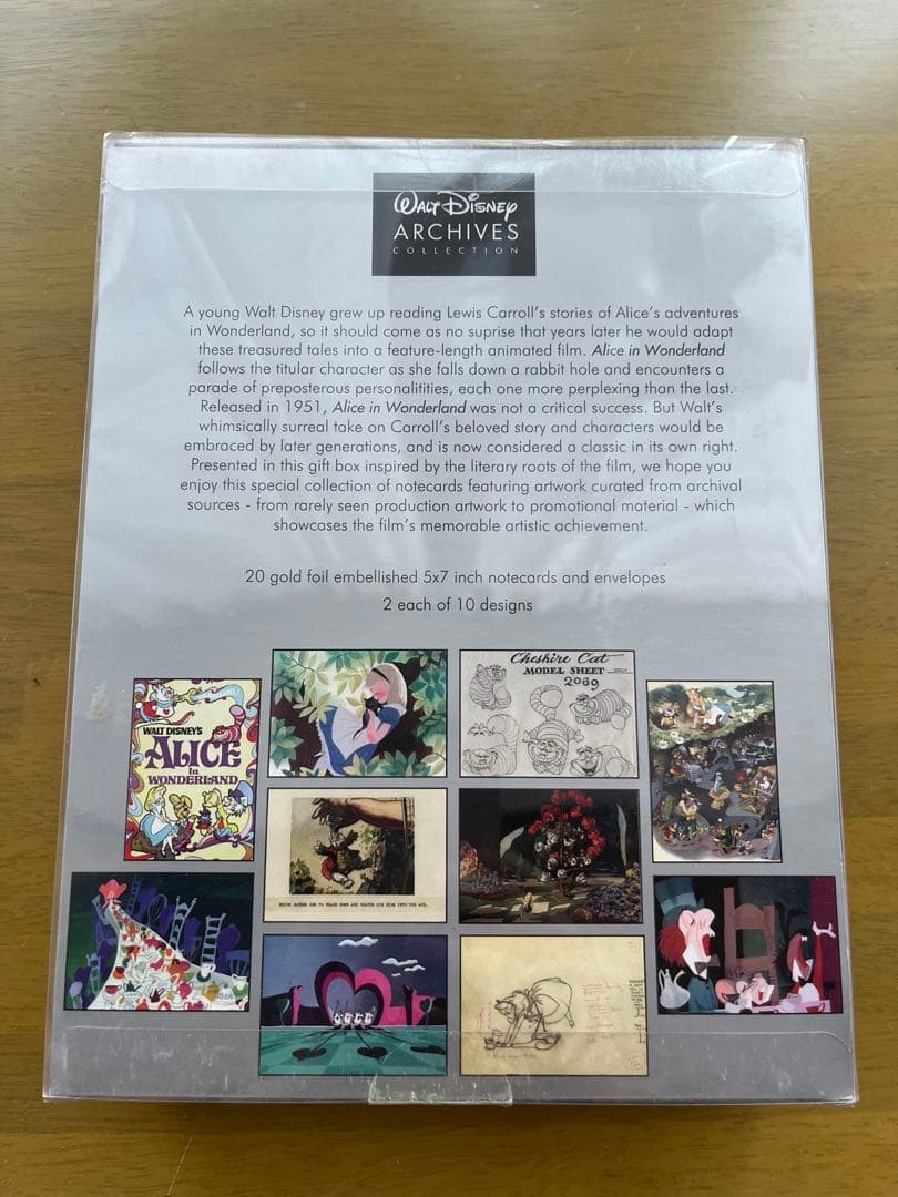 アリス・イン・ワンダーランド ノートカードセット