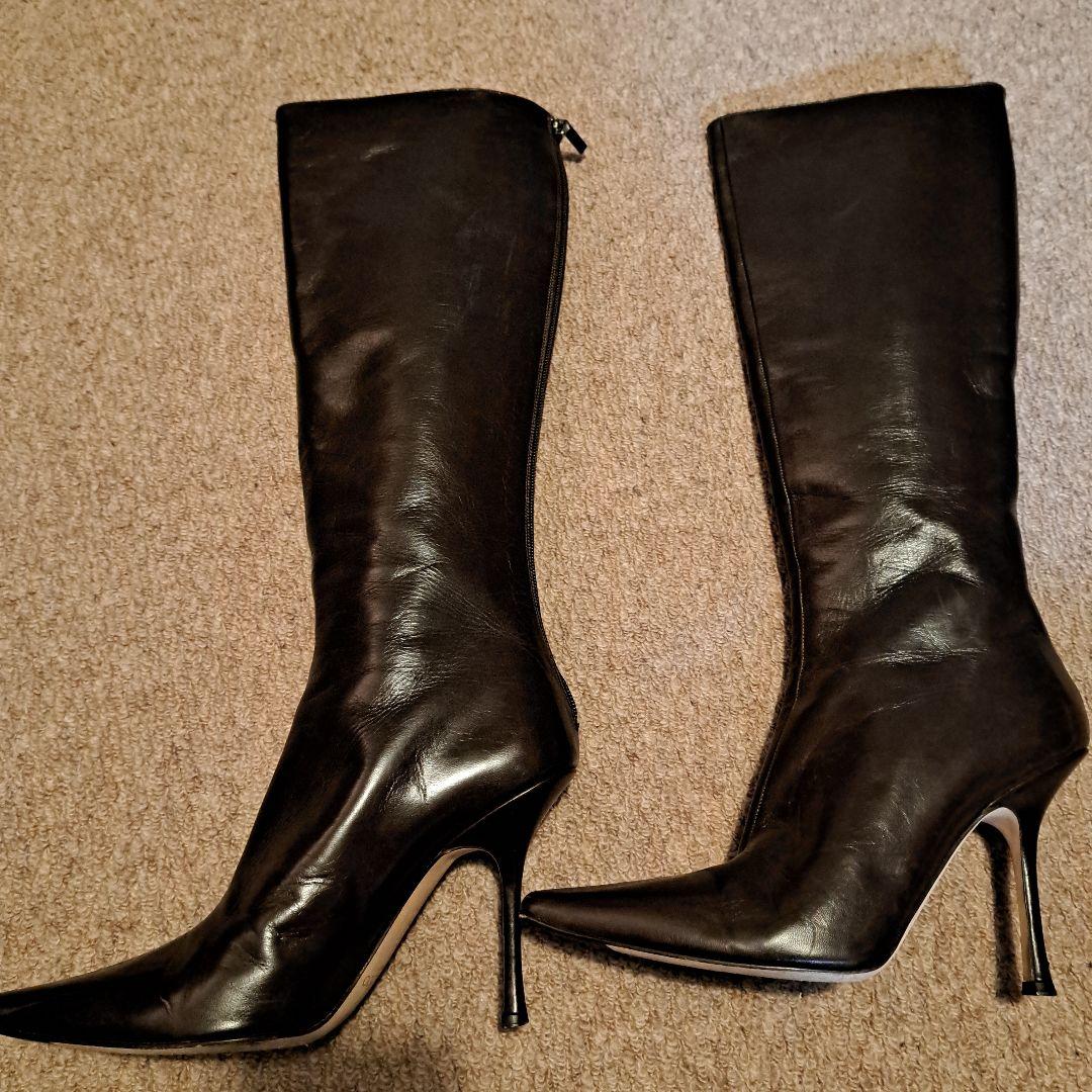 JIMMY CHOO焦げ茶色ブーツ41