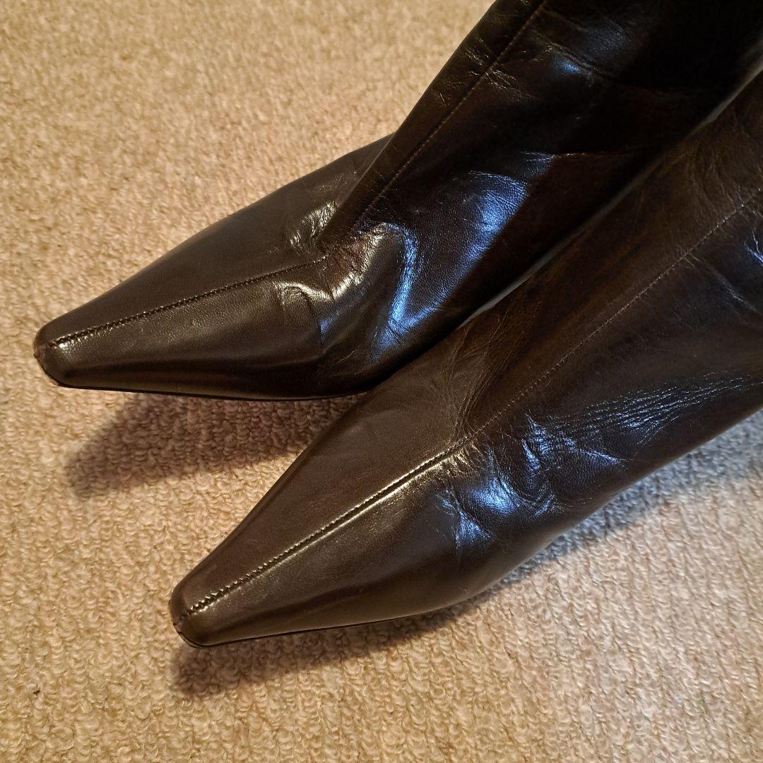 JIMMY CHOO焦げ茶色ブーツ41