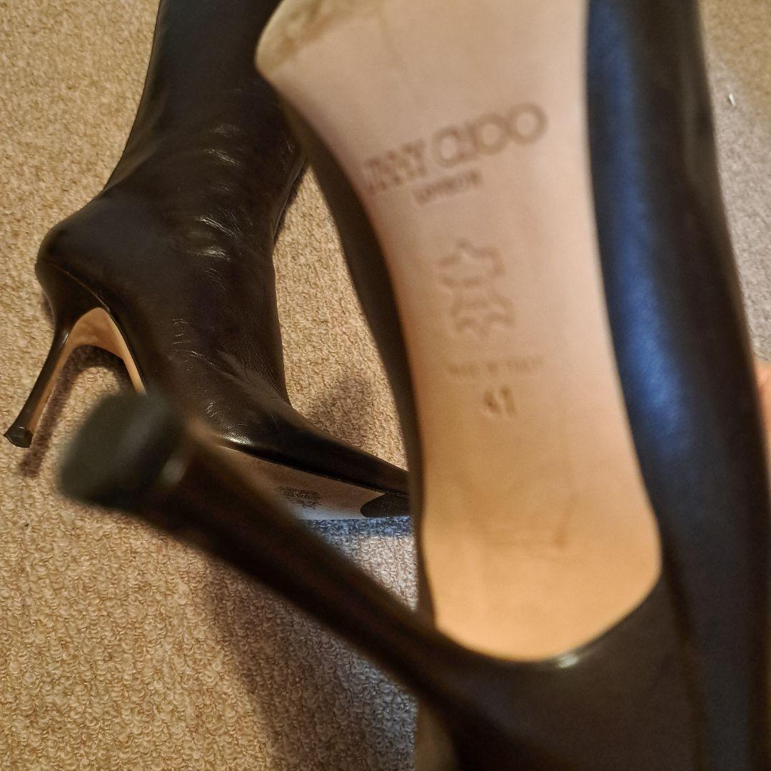 JIMMY CHOO焦げ茶色ブーツ41