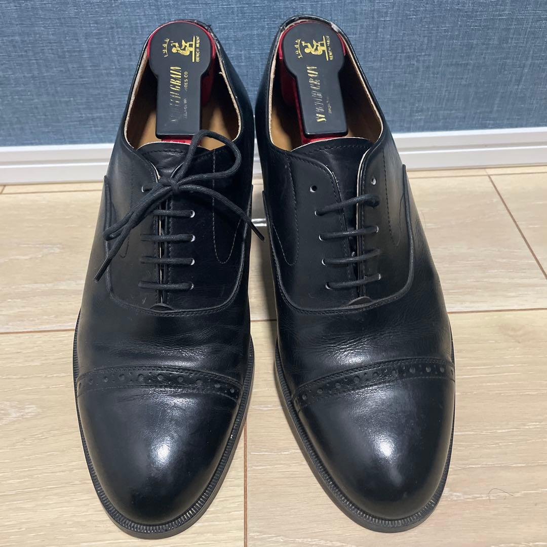 【美品】REGAL リーガル ビジネスシューズ ストレートチップ 25.5cm