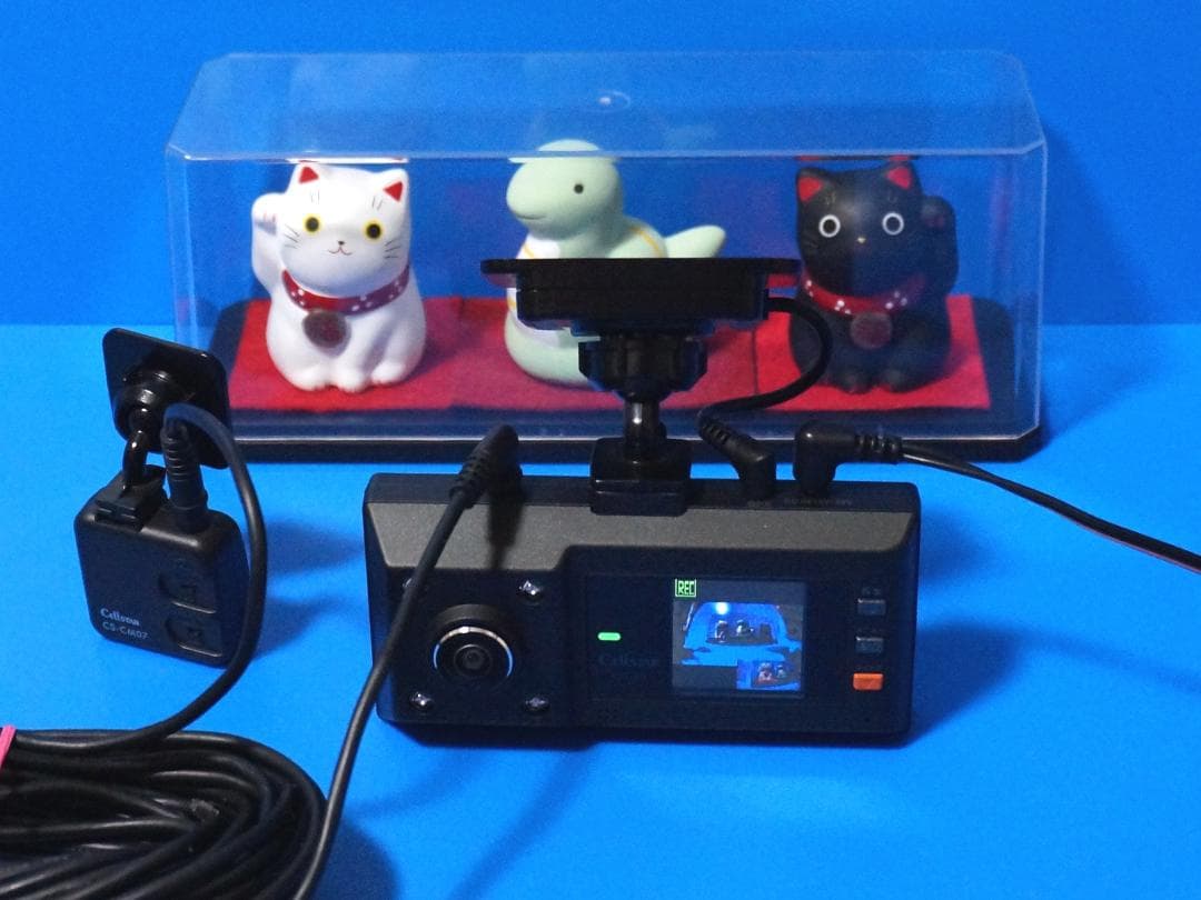 電池新品☆整備品☆新品SD128GB☆360度録画☆セルスターCD-30☆日本製