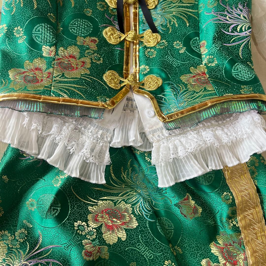 東方project 紅美鈴　コスプレ　衣装　ウィッグ　セット