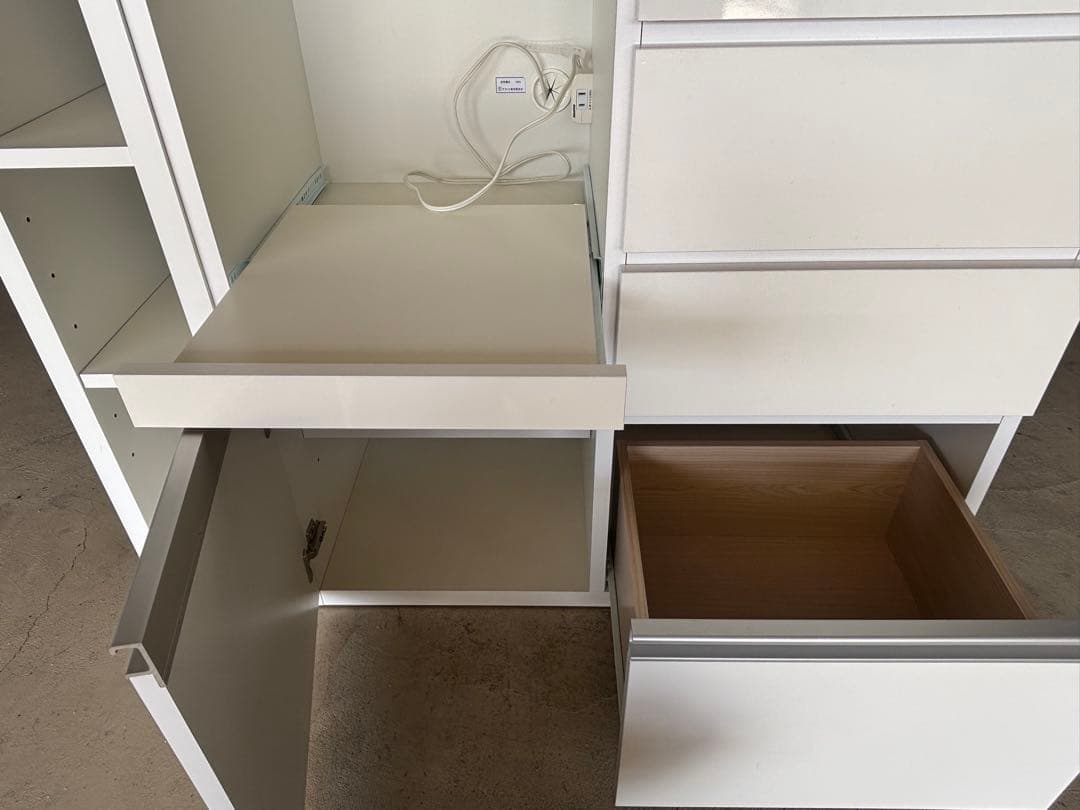 ニトリ 伸縮カウンター クオーレOP105WH キッチンカウンター 発送不可