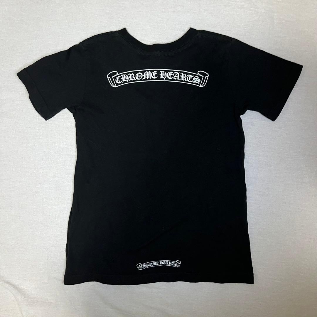 クロムハーツ Chrome Hearts Tシャツ ロゴ 黒 ブラック 150