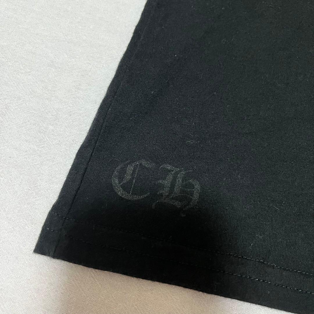 クロムハーツ Chrome Hearts Tシャツ ロゴ 黒 ブラック 150