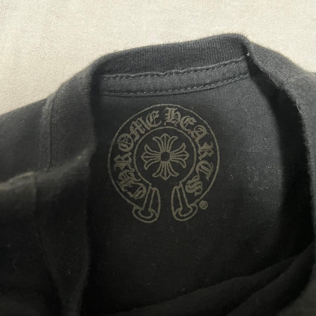 クロムハーツ Chrome Hearts Tシャツ ロゴ 黒 ブラック 150