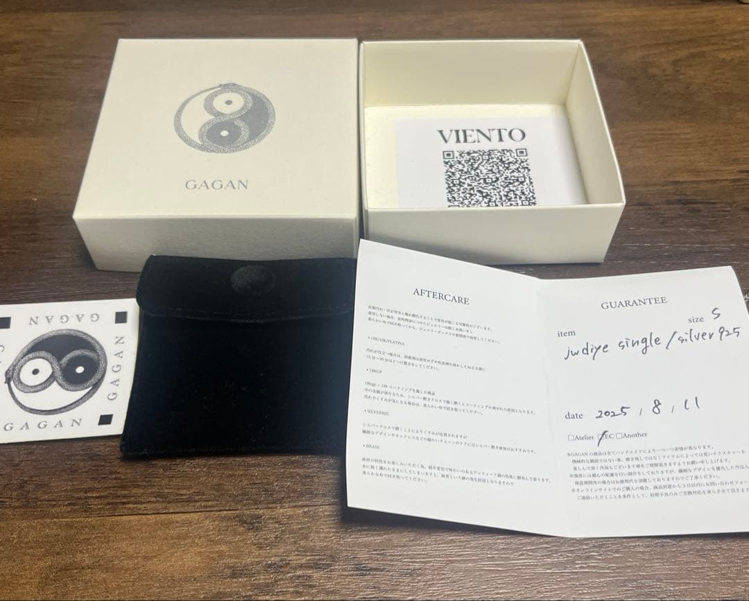 アクセサリー GAGAN jwdiye single size s
