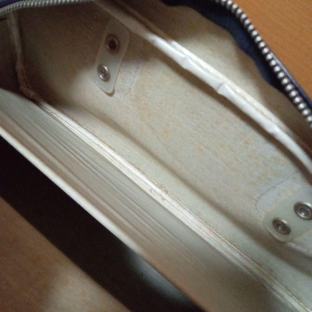 K*M様 asics TIGER エナメル ボストンバッグ ネイビー　ヴィンテー