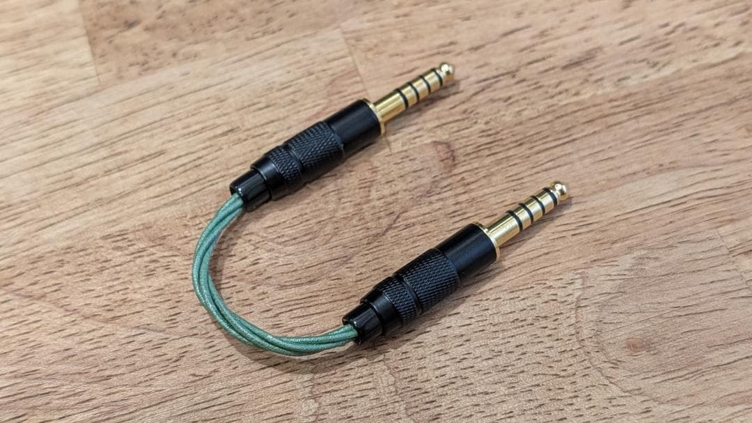 4.4mm ICケーブル WEヴィンテージ緑