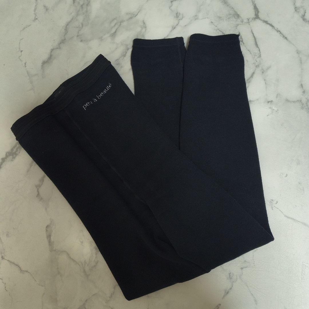 peu à beauté ブラック レギンスサポーター Mサイズ