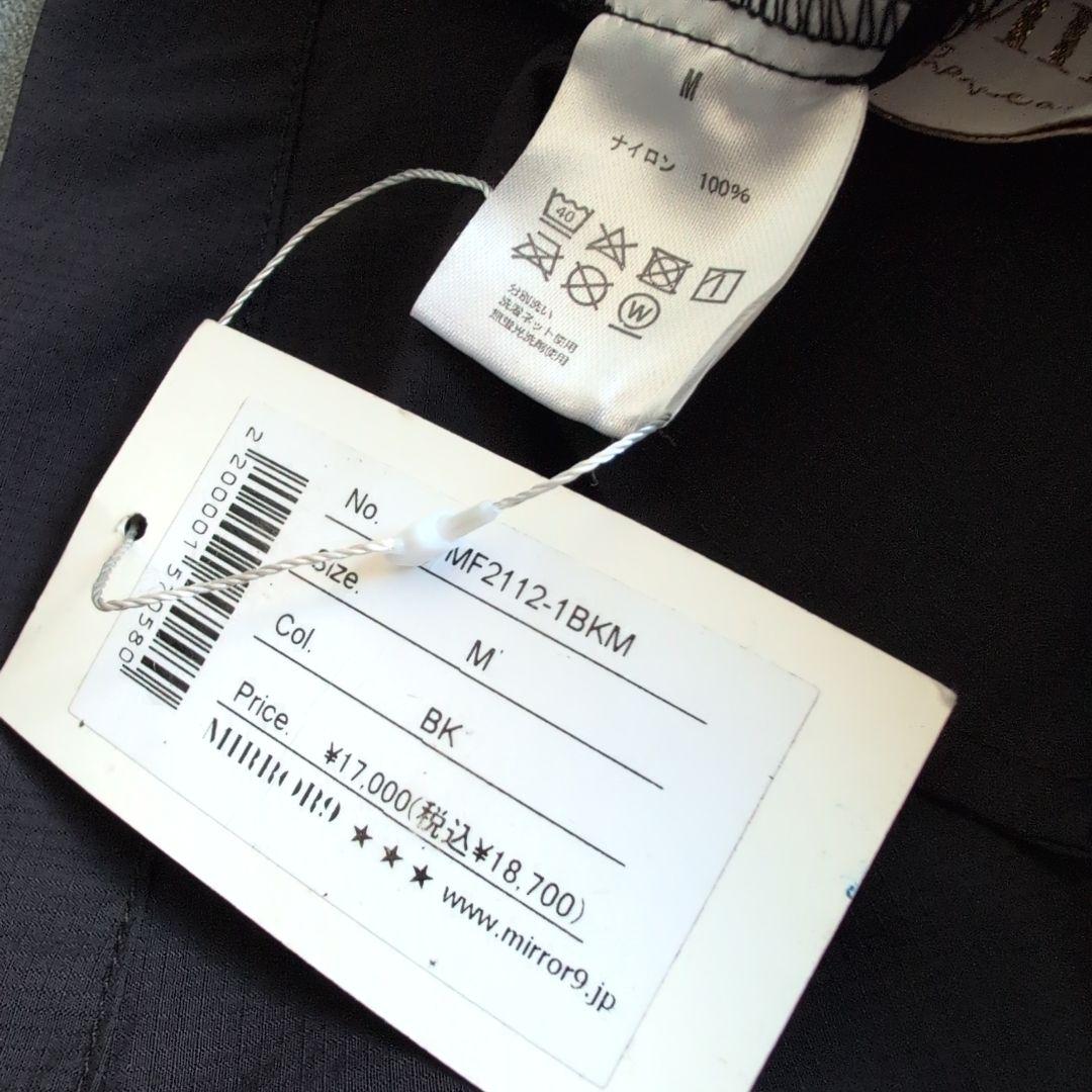 【未使用タグ付き】ミラーナインゴルフ　フルジップフーディワンピース　M 黒
