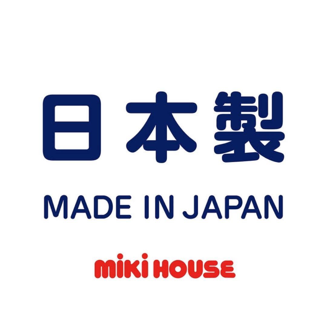 Miki House ミキハウス　６分丈オーバーオール　ブルー　80 90cm