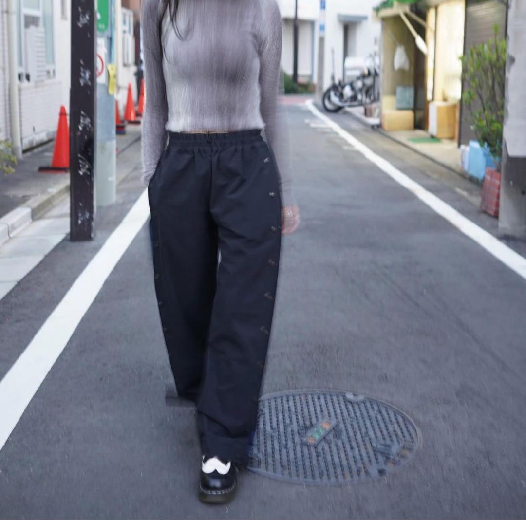 LATENCY SIDE STRIPE PANTS v.4(BLUE)レディース