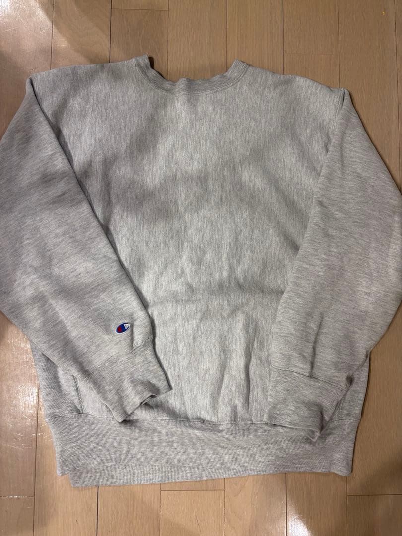 80s Champion三段プリント リバースウィーブ トリコタグ　XL