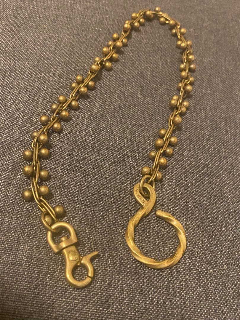 ガリトラップウォレットチェーンブラス