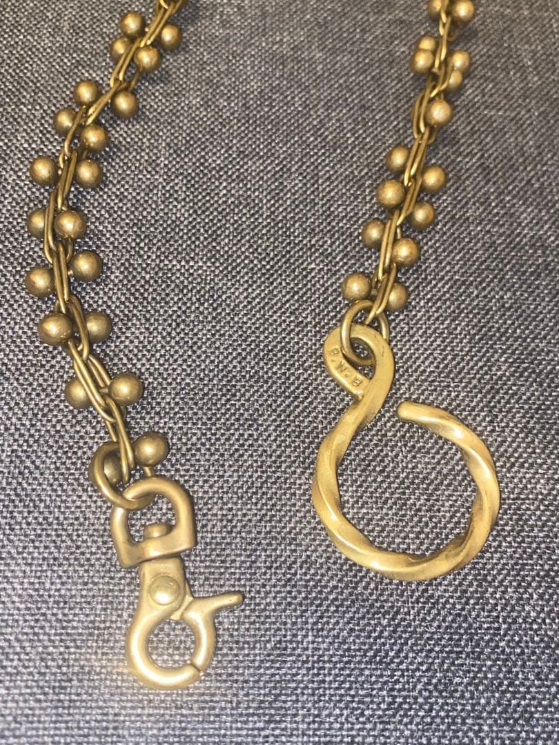 ガリトラップウォレットチェーンブラス