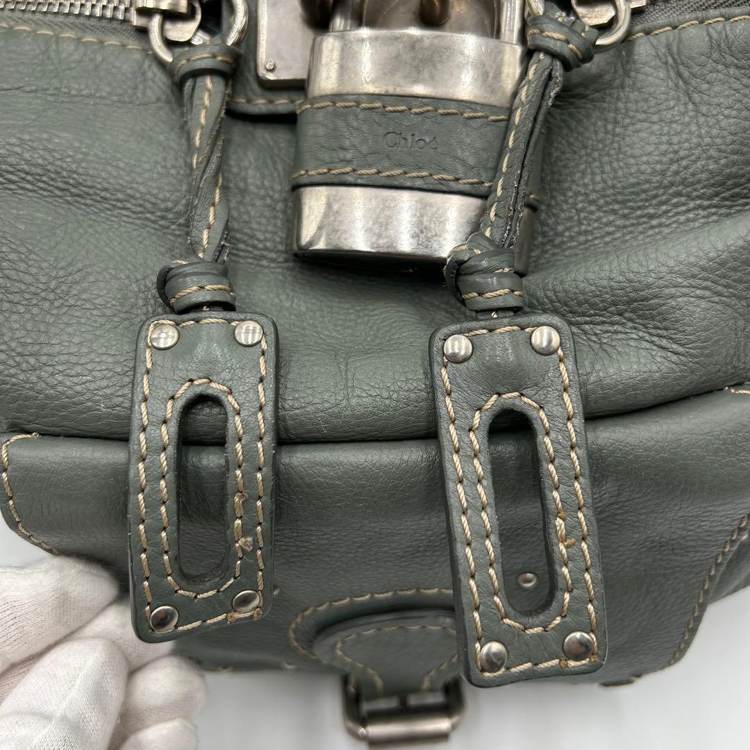希少 Chloé クロエ パディントン 2wayハンドバッグ 南京錠
