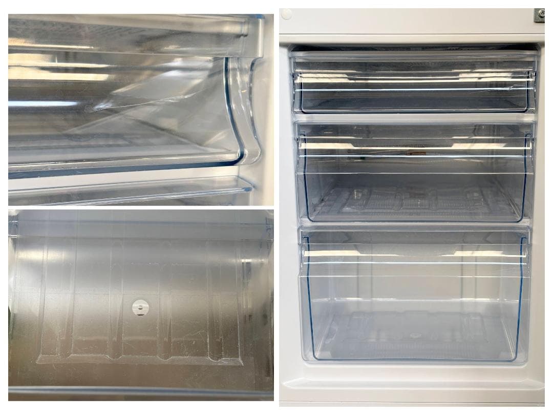 【訳アリ】ハイセンス 2ドア冷蔵庫 HR-D1701W 175L 2020年製