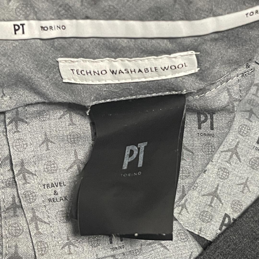 PT TORINO トラベラー ストレッチ スラックス 50 チャコールグレー