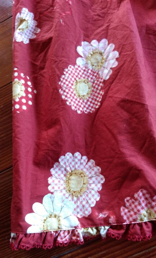 ピンクハウス　ひな菊コサージュpt.チュニック　2024　アカ