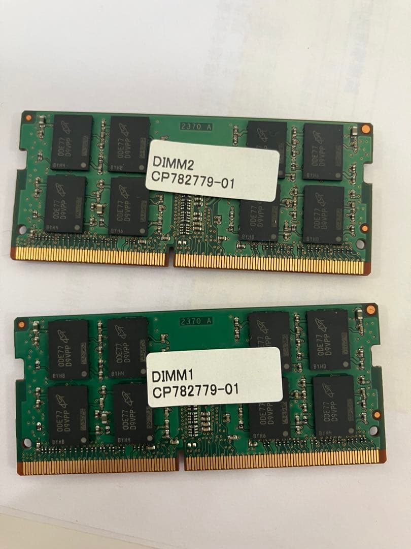 DDR4 メモリ16GB×2枚(32GB)ノートパソコン用