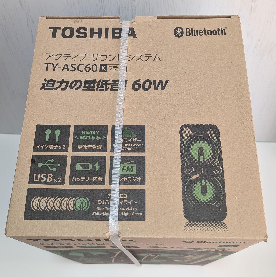 【新品未開封】　TOSHIBA 東芝 TY-ASC60 ブラック スピーカー