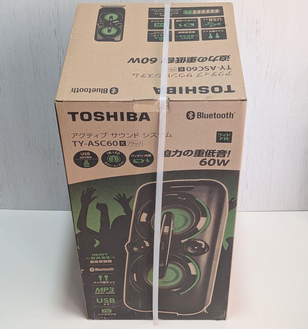 【新品未開封】　TOSHIBA 東芝 TY-ASC60 ブラック スピーカー