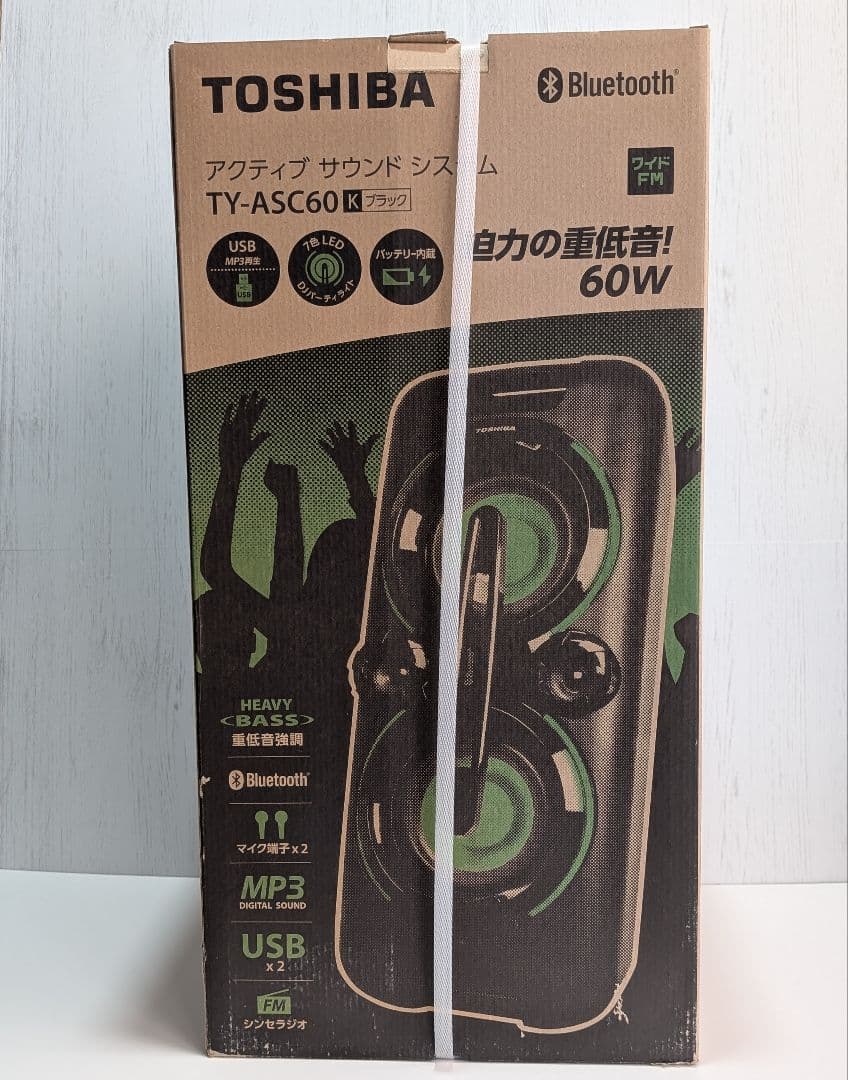 【新品未開封】　TOSHIBA 東芝 TY-ASC60 ブラック スピーカー