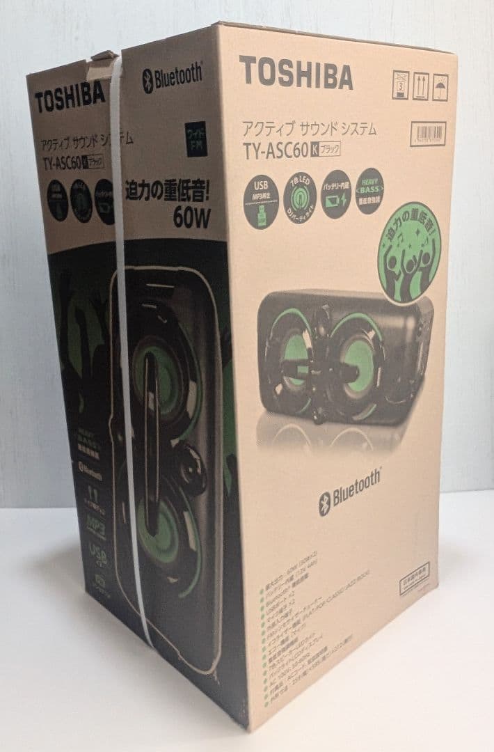 【新品未開封】　TOSHIBA 東芝 TY-ASC60 ブラック スピーカー