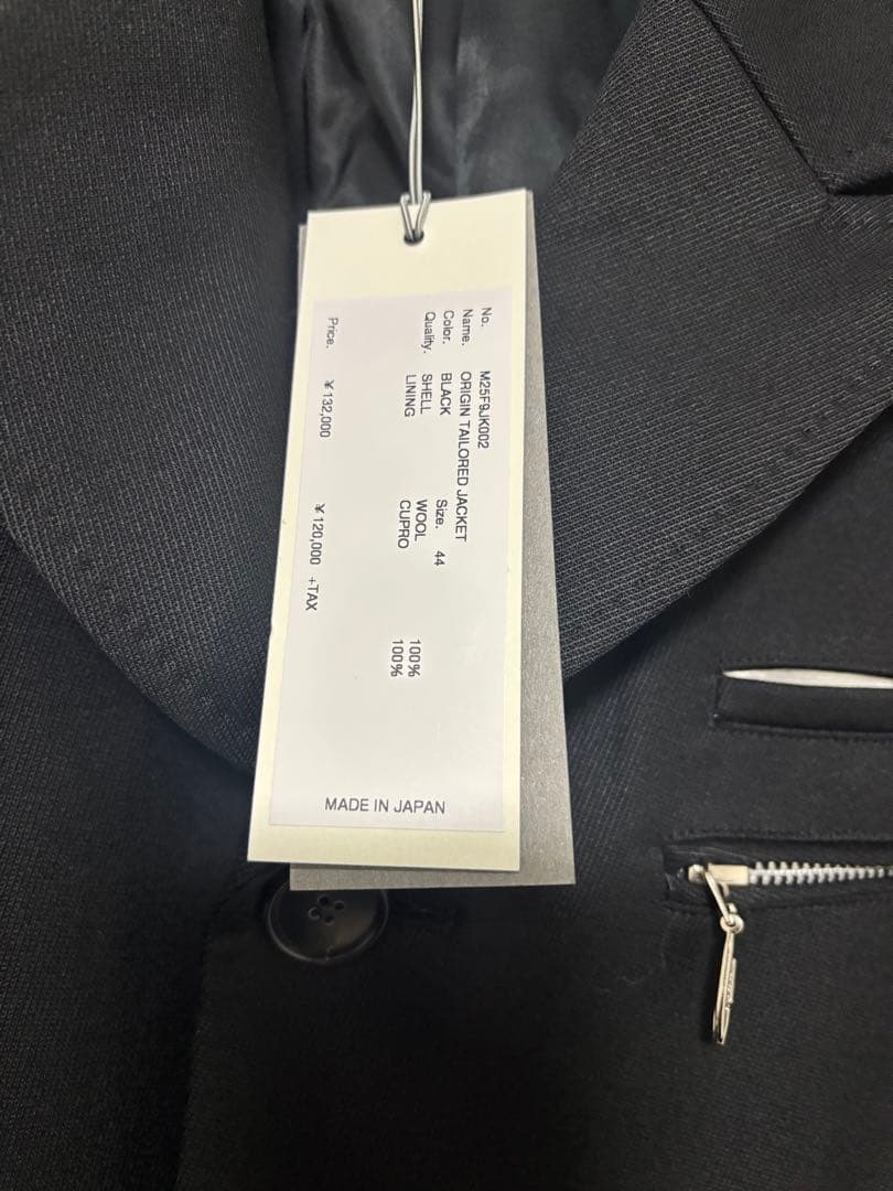 【定価132,000円】MASU•テーラードジャケット　サイズ44