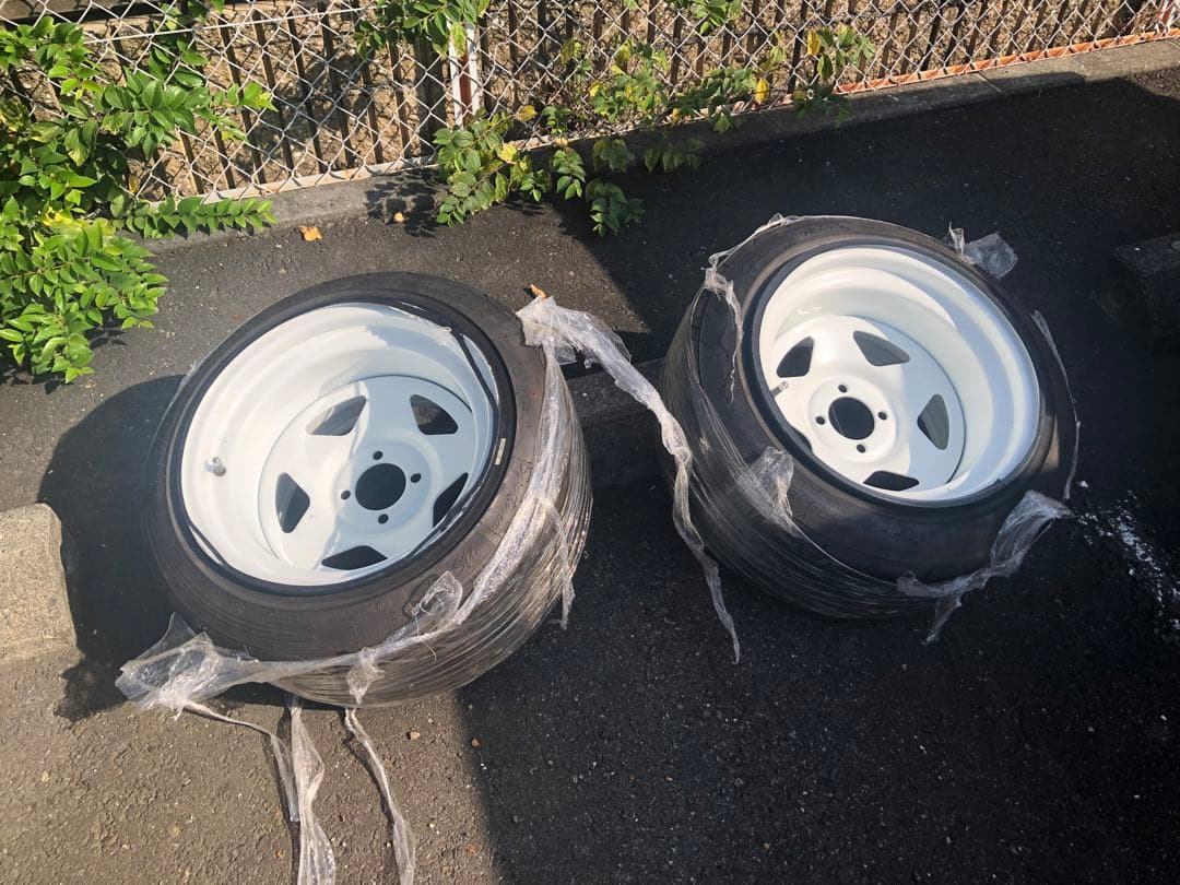 esb ESB TC01 15㌅ホワイト てっちん5スポークホイールセット2本