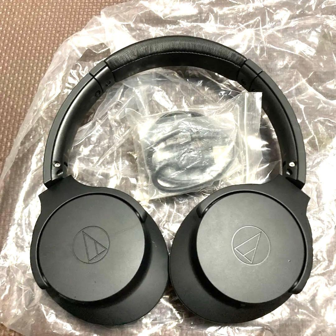 オーディオテクニカ、Audio-Technica ワイヤレスヘッドホン ブラック