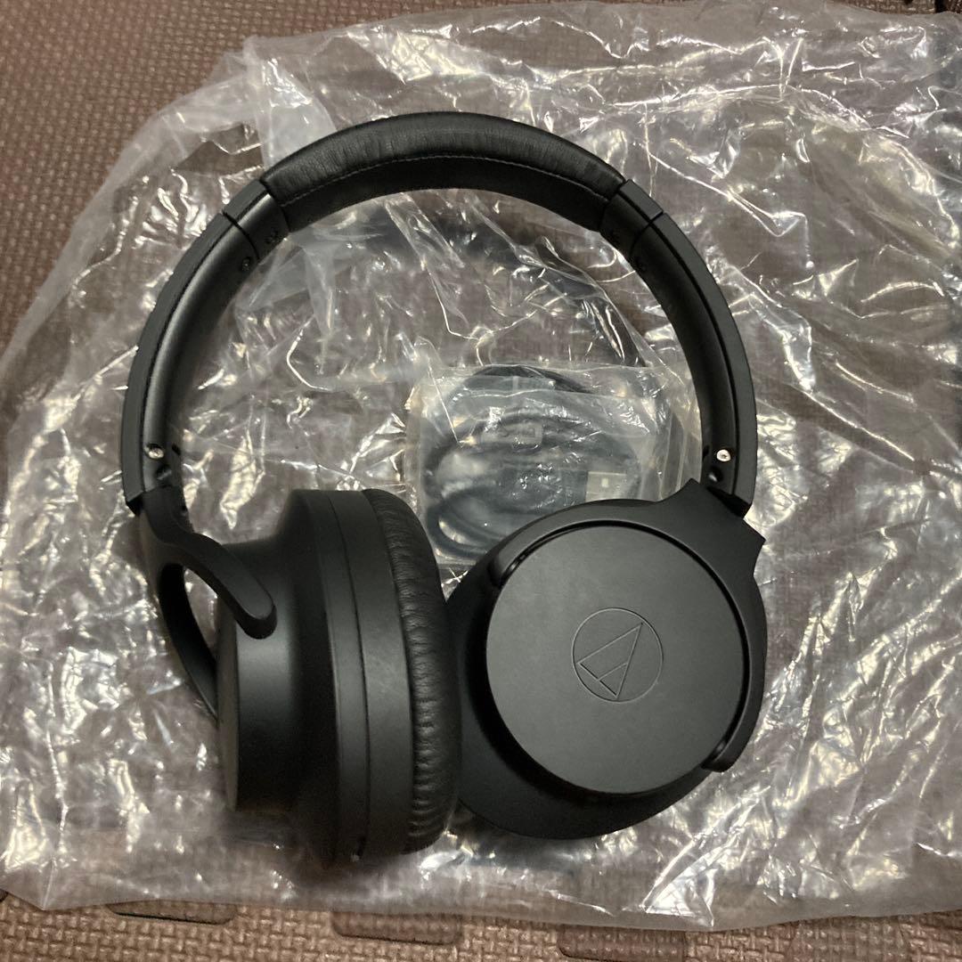 オーディオテクニカ、Audio-Technica ワイヤレスヘッドホン ブラック